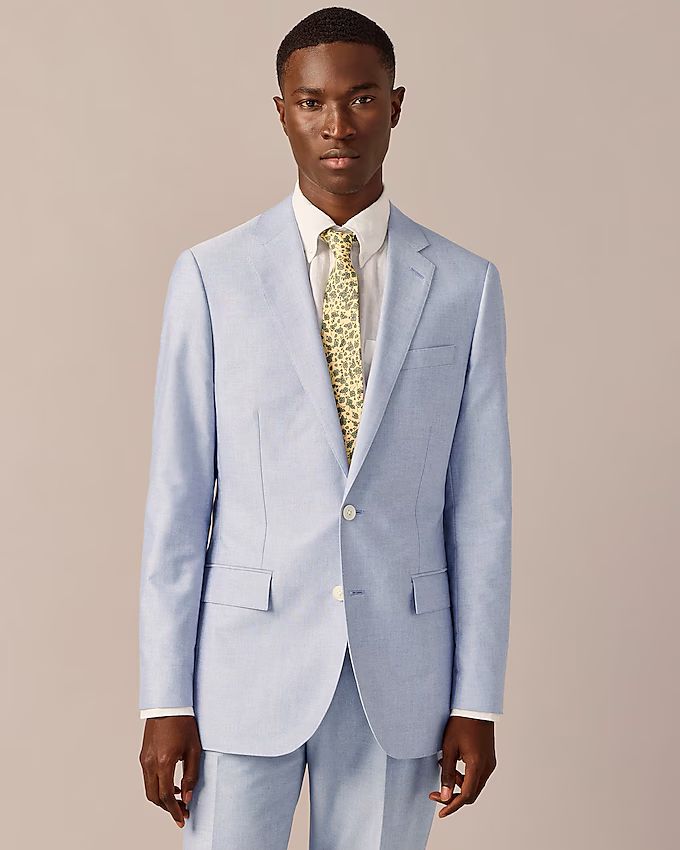 Ludlow Slim-fit suit jacket in Portuguese cotton oxford | J.Crew US