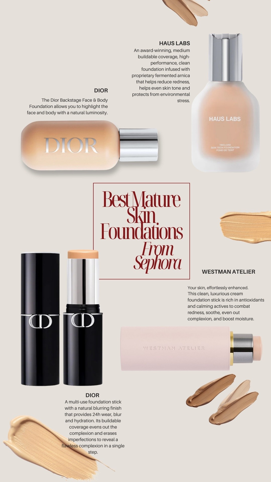 Mature skin foundation 

#LTKbeauty #LTKcanada