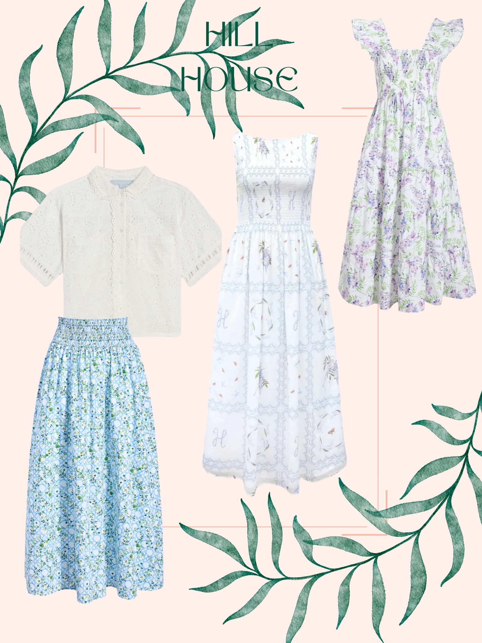New summertime pieces from hill house home  

#LTKStyleTip #LTKSeasonal