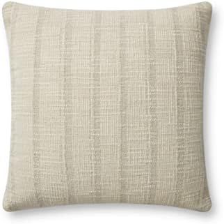 Angela Rose x Loloi Joshua Collection Ivory / Grey, 18'' x 18'' Cover Only Pillow | Amazon (US)