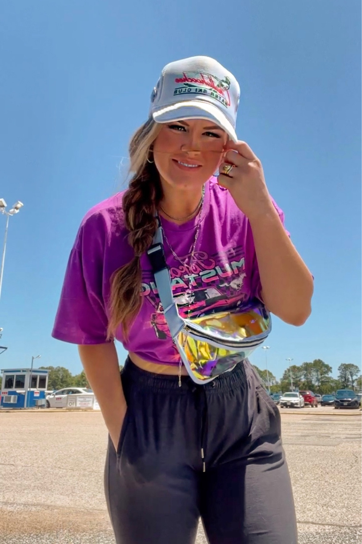 I’m calling this style neon grunge. Can’t been a graphic tee & a trucker hat! And I know where to get some good ones!

#LTKunder50 #LTKstyletip #LTKcurves