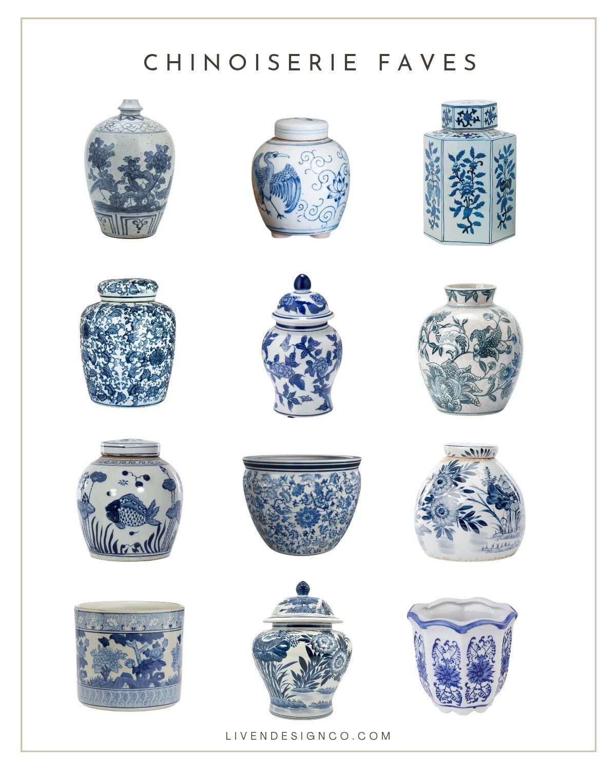 Chinoiserie jar. Blue and white ginger jar. Home decor. Ceramic jar. 

#LTKSeasonal #LTKHome #LTKSaleAlert