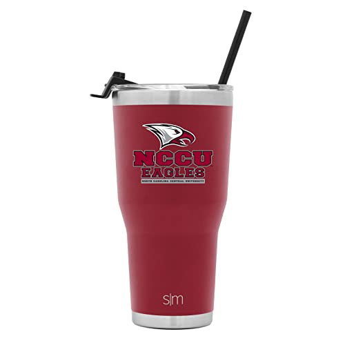 Simple Modern Officially Licensed Collegiate North Carolina Central Eagles Tumbler with Straw and Flip Lid | Insulated Stainless Steel 30oz Thermos | Cruiser Collection | North Carolina Central | Amazon (US)