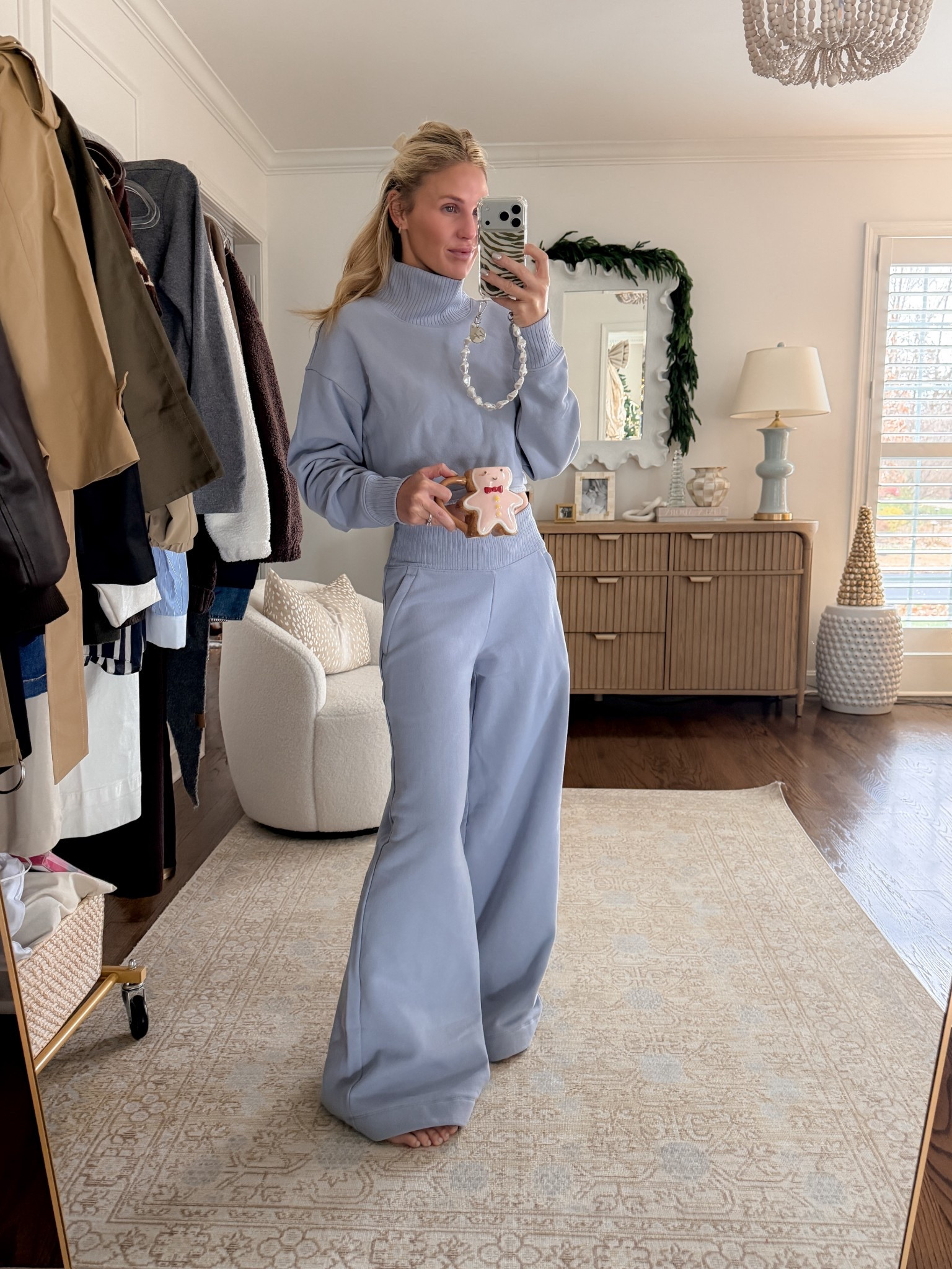 Winter knit set from Alo! Wearing a size small, fleece lined  

#LTKootd #LTKActive #LTKFindsUnder100