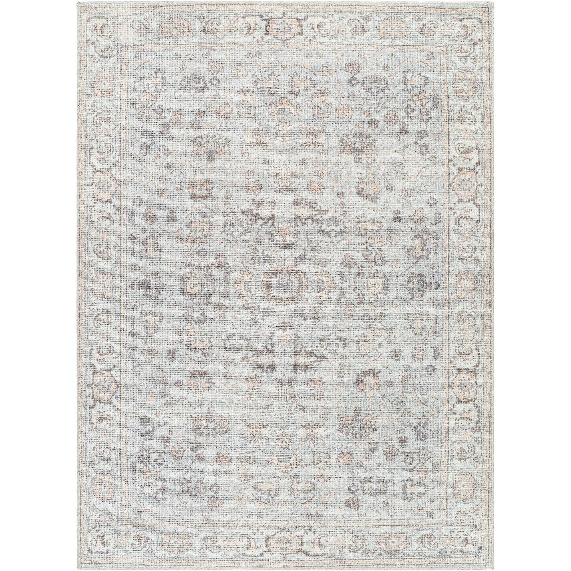 Our PNW Home x Surya Olympic Updated Traditional Area Rug, 5'3" x 7', Light Blue | Walmart (US)
