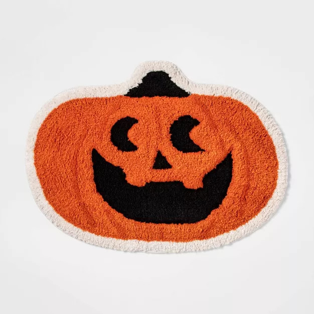 Halloween Pumpkin Shaped Bath Rug - Hyde & EEK! Boutique™ | Target