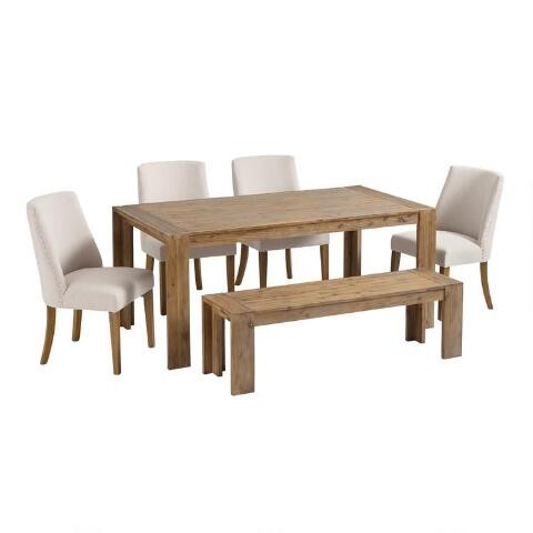 Natural Wood Finn Dining Table | World Market