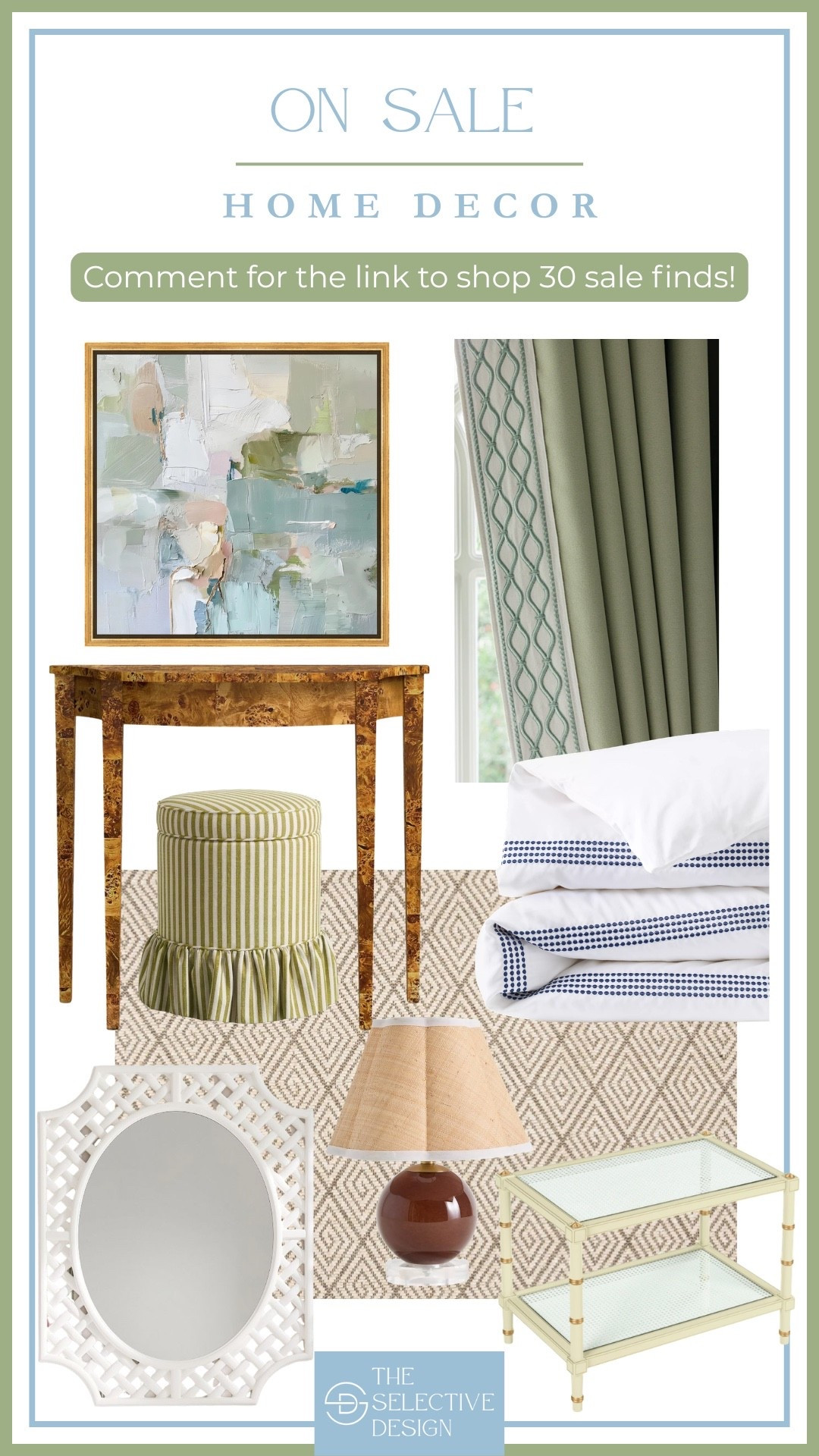 So many great and classic home decor and furniture favorites are on sale! Perfect for a classic grandmillennial home!

Home decor on sale | classic home | Grandmillennial home | preppy home | affordable home decor | affordable rug | affordable drapery

#LTKHome #LTKSaleAlert