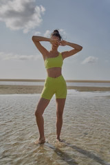 V-waist Laser Cut Sports Short | WISKII Active