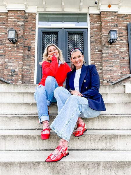 Red, flat shoes are a huge trend this spring. Do you own a pair? My blazer is Zara (current) and jeans are Terstal (old)  

#LTKshoecrush #LTKstyletip #LTKeurope