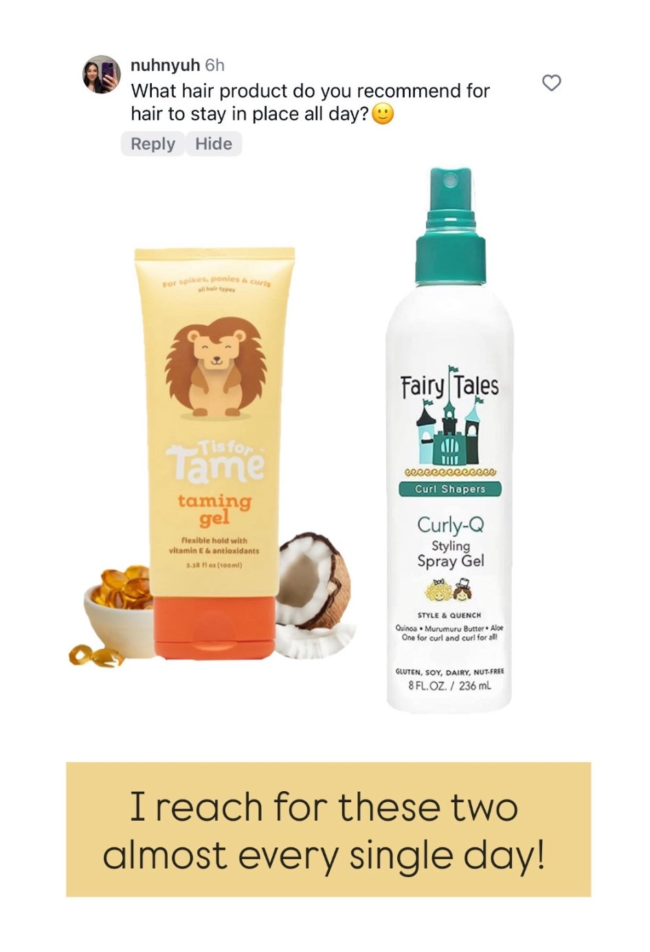 My powerful couple to keep the hair in place 😜