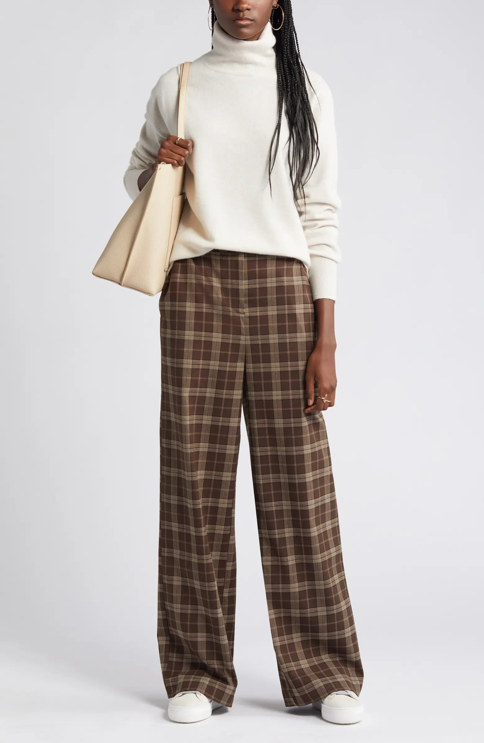 Drapey Plaid Pants | Nordstrom