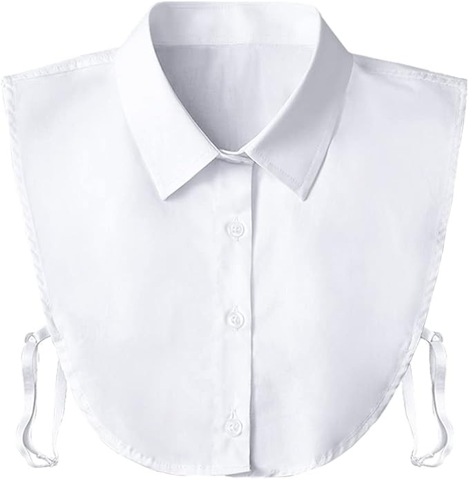Fake Collar Detachable Dickey Collar Blouse Half Shirts Peter Pan Faux False Collar for Women & G... | Amazon (US)