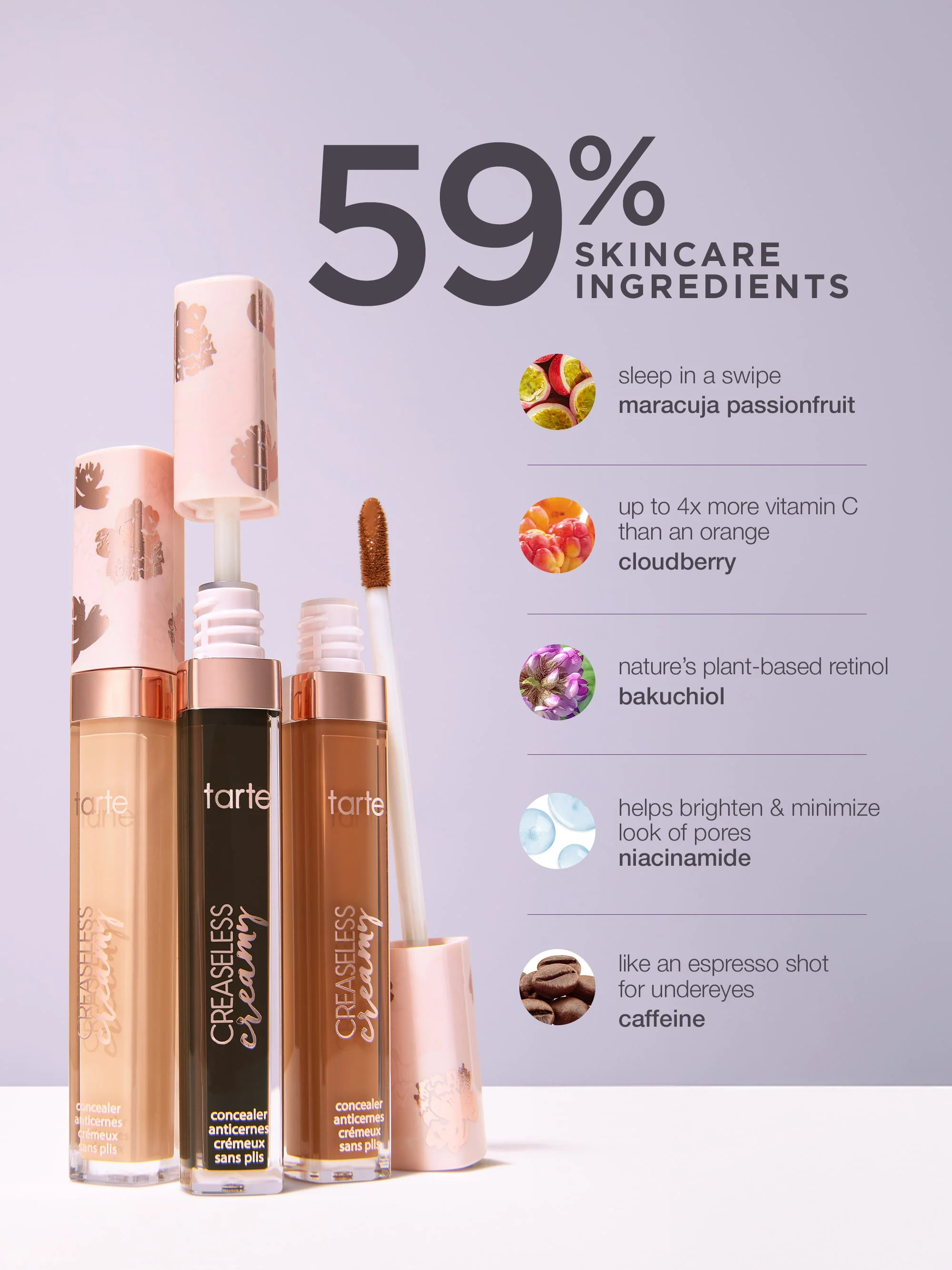 creaseless creamy concealer | full coverage, natural finish | tarte cosmetics (Global)