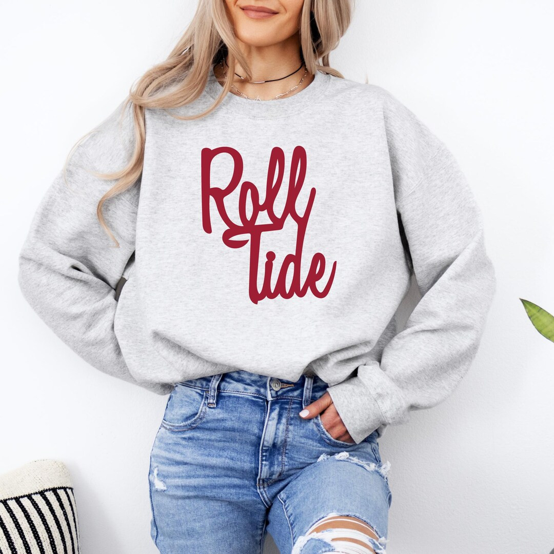 Roll Tide Alabama Football Sweater, Vintage Looking, College Football Sweater, Game Day Outfit, B... | Etsy (US)
