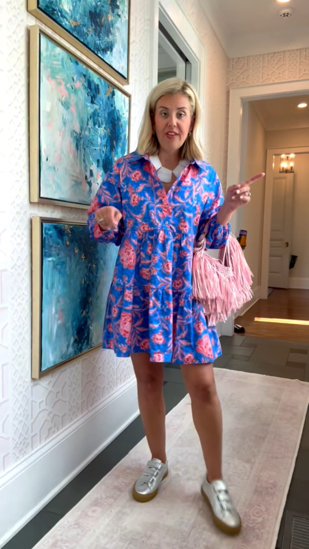 The Bettina dress we all know and love! I’m in xs dress and 8 sneaker. 
@Anthropologie 
#anthropartner

*Use my code CATHERINE20 for 20% off Orders of $100+ at Anthropologie 
*Dates: Thursday 6/25 – Sunday 6/28

#LTKdayinmylife #LTKmomlife #LTKOver40