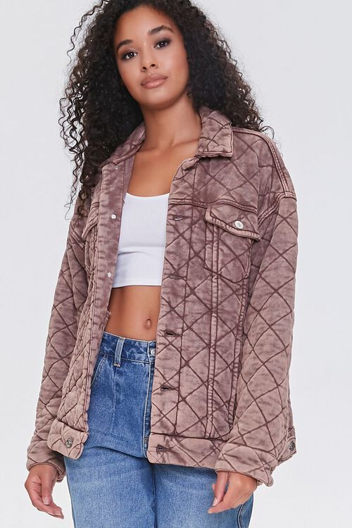 Drop-Sleeve Quilted Jacket | Forever 21 (US)