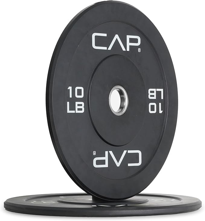 CAP Barbell Rubber Olympic Bumper Plate | Multiple Options/Colors | Amazon (US)