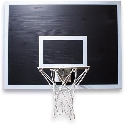 CALIKIWIPROS Mini Basketball Hoop Set Pro League Decorative Solid Wood Wall Mount, Includes 9’ ... | Amazon (US)