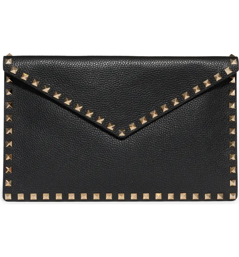 Large Rockstud Leather Envelope Pouch | Nordstrom