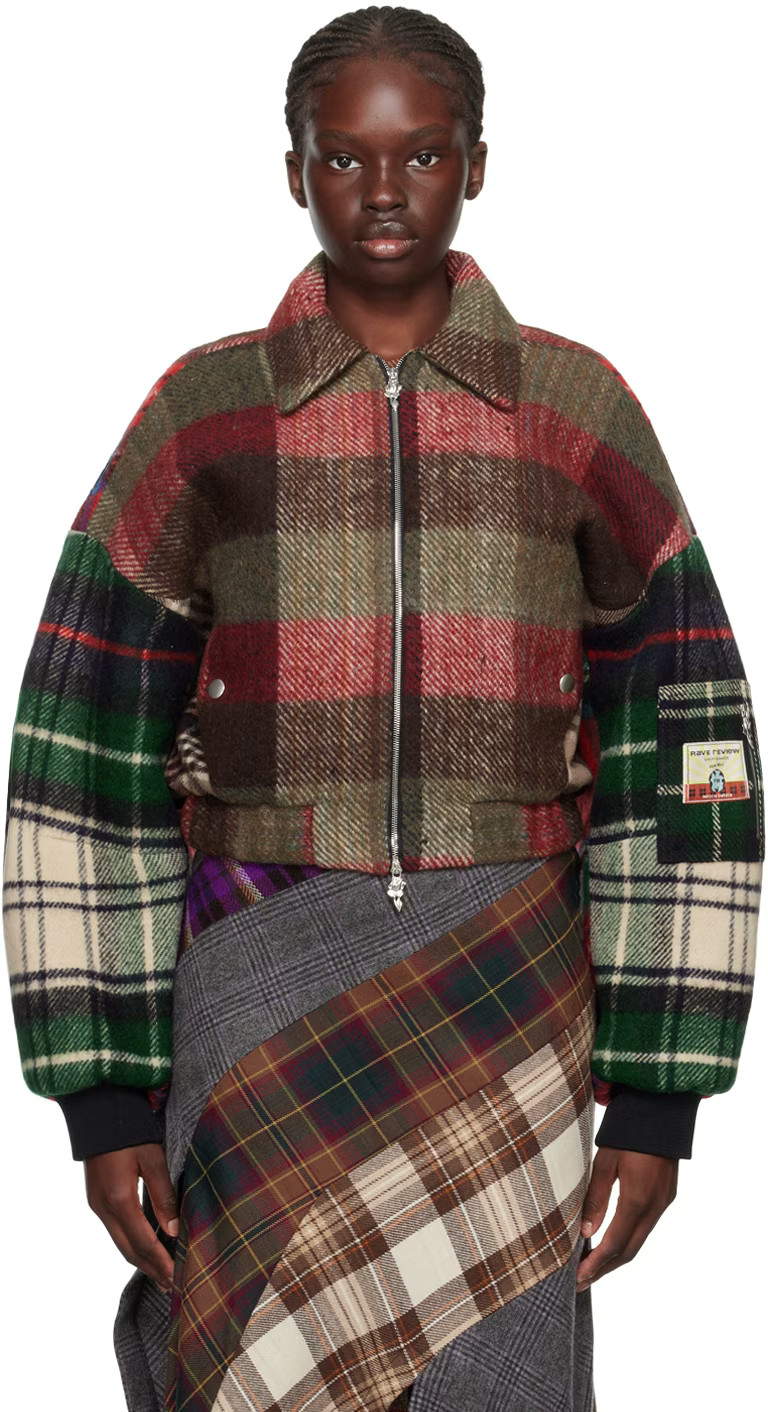 Rave Review - Red Simone Bomber Jacket | SSENSE