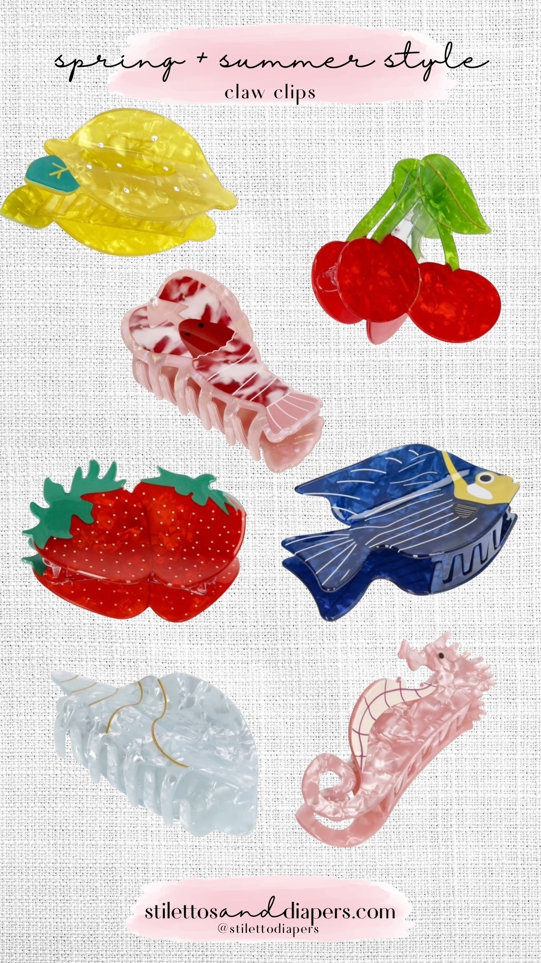 The cutest summer claw clips! Perfect for a spring break beach trip. Under $6!


#LTKBeauty #LTKValentine