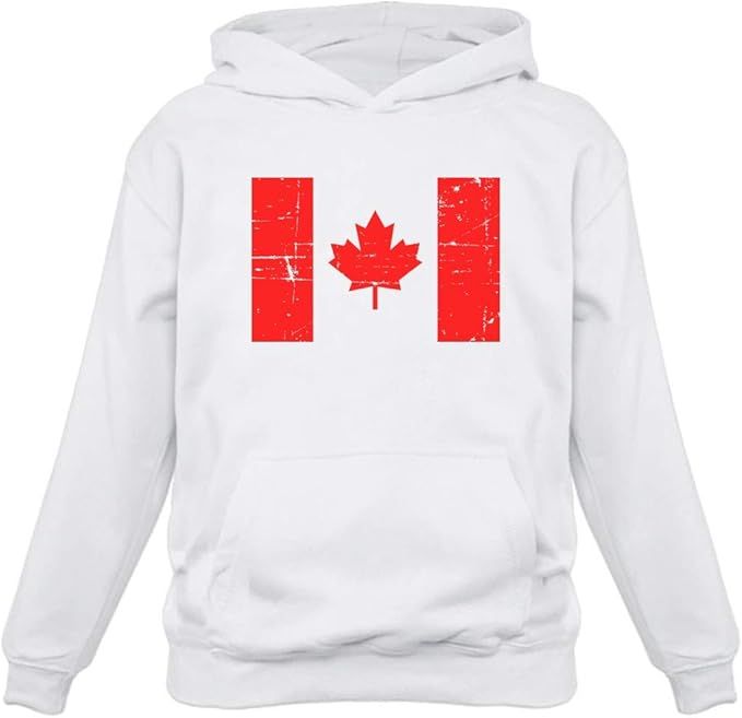 Tstars Canada Day Vintage Canadian Maple Leaf Patriotic Canada Flag Retro Women Hoodie | Amazon (CA)