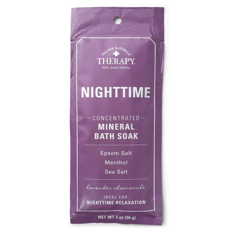 Village Naturals Therapy Nighttime Relief Concentrated Mineral Bath Soak, 2 oz | Walmart (US)