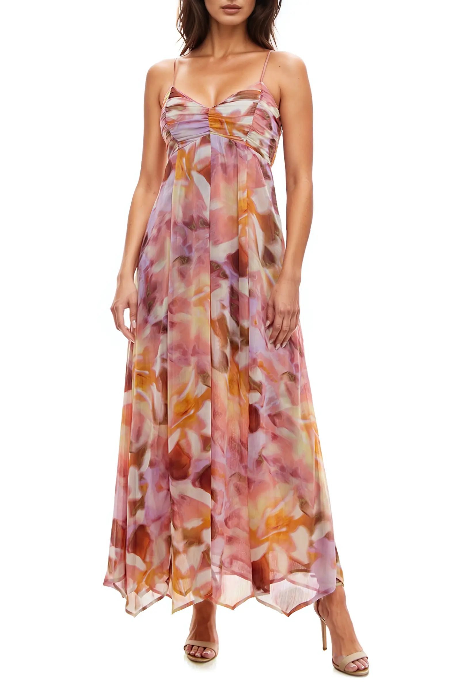 Chiffon Halter Maxi Dress | Nordstrom