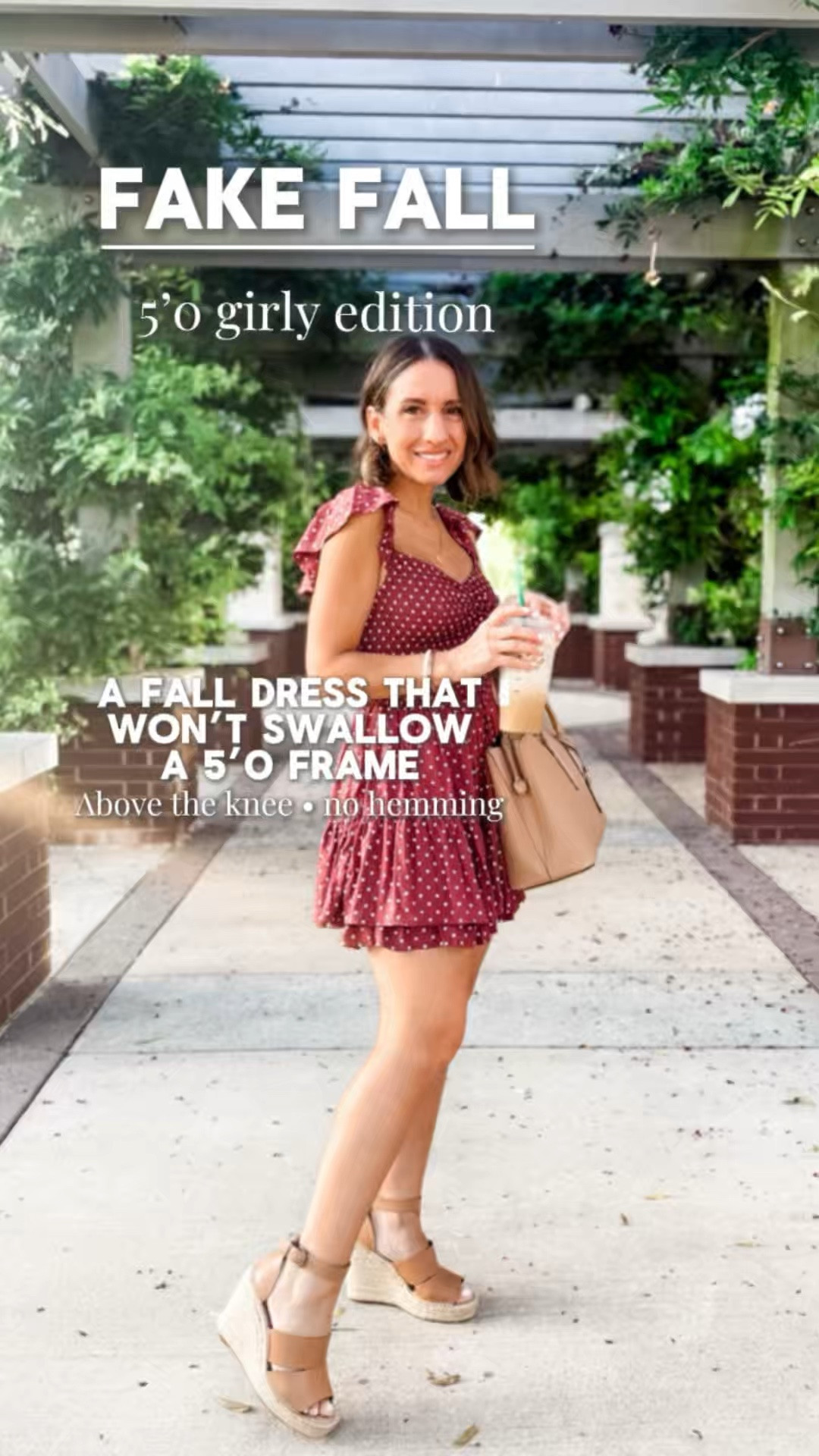 Fake Fall, but make it actually wearable in this heat. 🤎

This polka-dot No Boundaries dress is true to size + VERY petite friendly — no overwhelming maxi situation over here.

Wear it now with wedges, then swap in cowboy boots for a concert or girls’ night when you want a little more fall energy.

Finished it with my round Karen Walker sunnies + this taupe Kate Spade bag that genuinely goes with everything.

Everything is linked on LTK. 🛍️

#LTKPetite #LTKOver40 #LTKSaleAlert