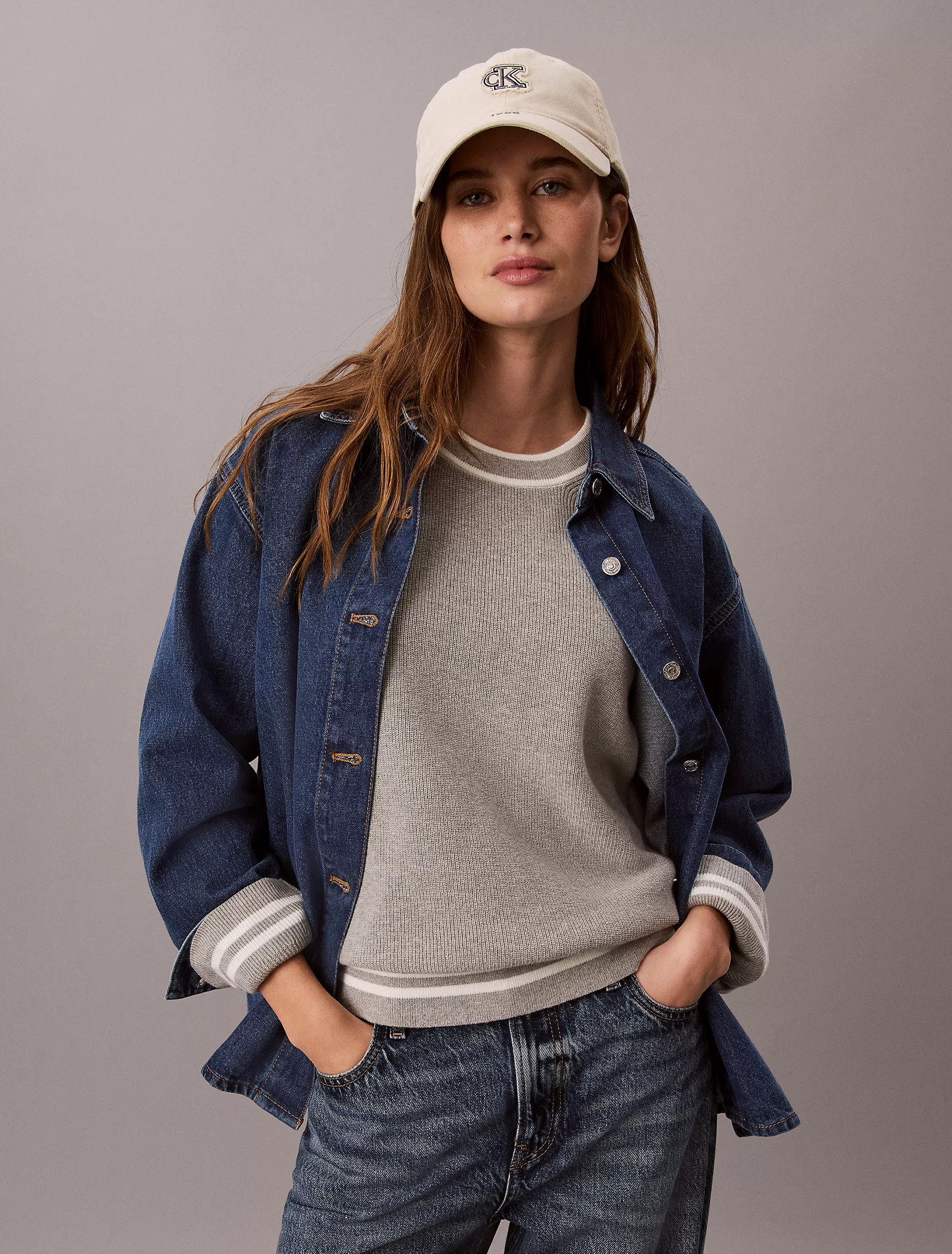 Woven Monologo Crewneck Sweater | Calvin Klein | Calvin Klein (US)