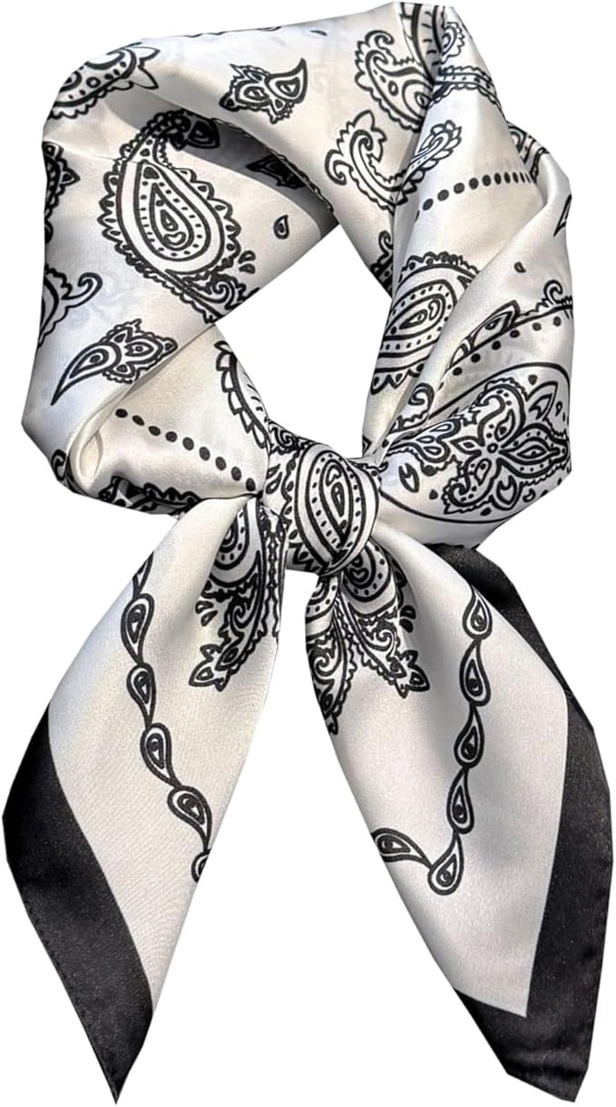 Satin Bandana Headscarf for Women Silky Hair Scarves for Fashion Lightweight | Amazon (US)