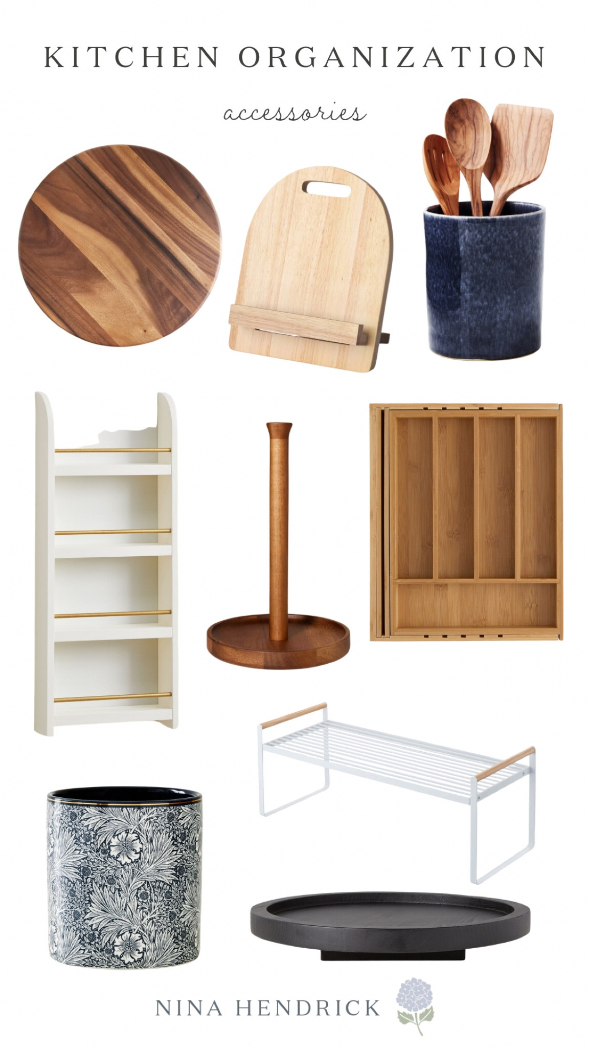 kitchen organization accessories from Williams Sonoma, west elm, crate and barell, and target 

#LTKHome