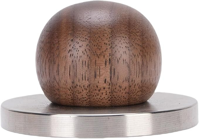 Mini Stainless Steel Coffee Tamper with Walnut Handle Evenly Compacts Coffee Grounds for Home, Of... | Amazon (US)