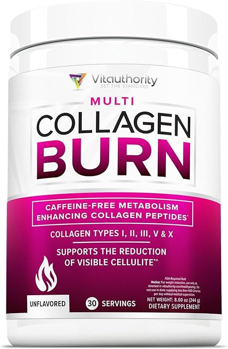 Hydrolyzed Collagen Powder for Weight Loss - Burn Ultimate Beauty Complex Multi Peptides Powder f... | Amazon (US)