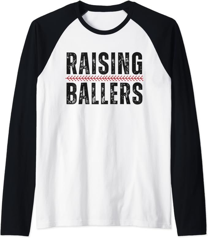 Raising Ballers Raglan Baseball Tee | Amazon (US)