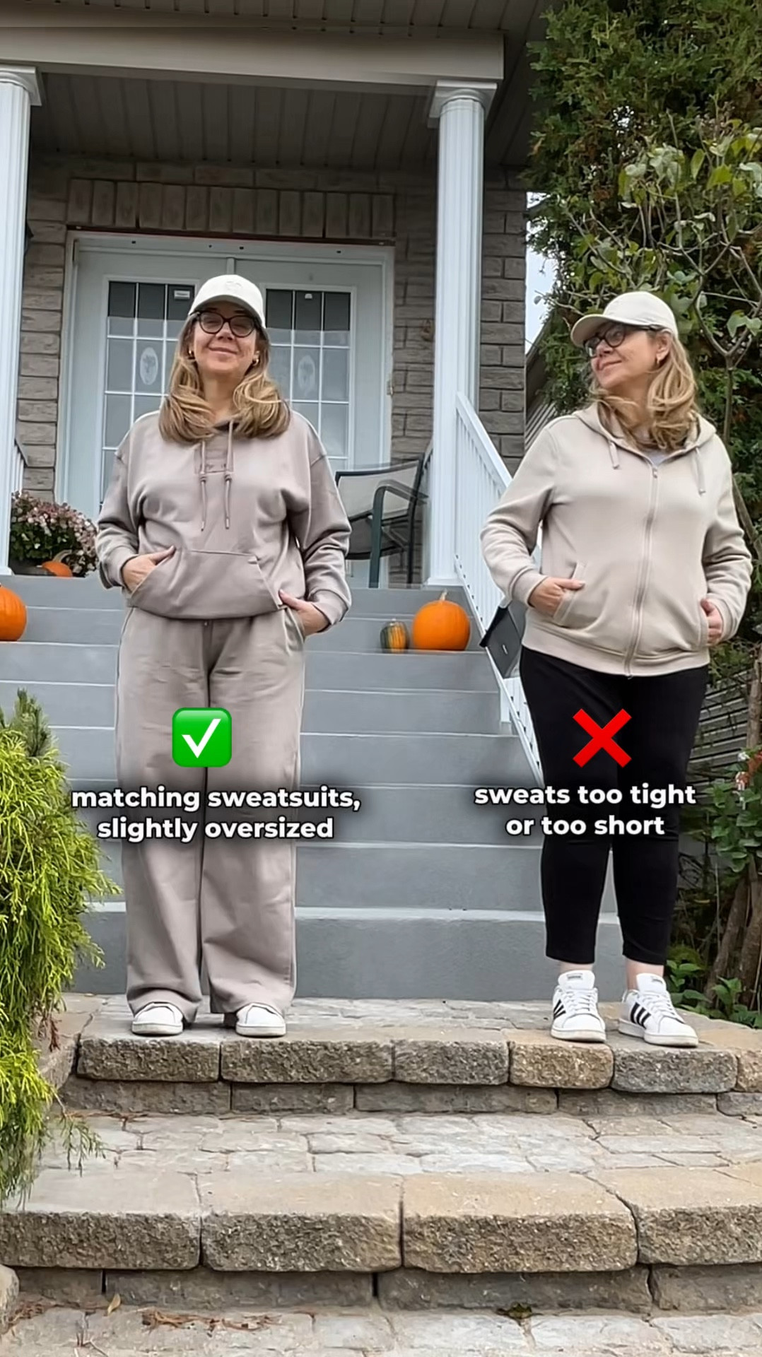 Comfortable sweats look much more classy and elevated in matching colors. Wear them with matching cardigan or trench coat for classy elegant look.

Shop similar items linked here.

#LTKstyletip #LTKautumn #LTKmidsize
