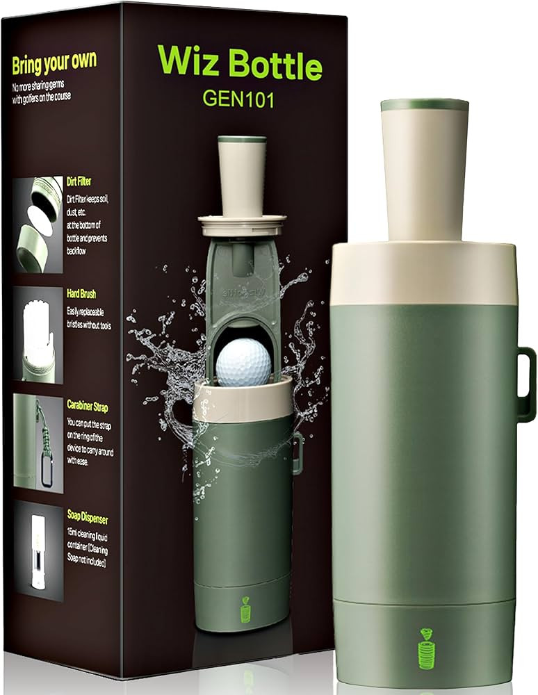 Golf Ball Cleaner Washer \u2013 Portable, Tool-Free, Patent-Pending Dirt Filter \u2013 Perfect Go... | Amazon (US)