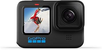 GoPro HERO10 Black - Waterproof Action Camera with Front LCD and Touch Rear Screens, 5.3K60 Ultra... | Amazon (US)
