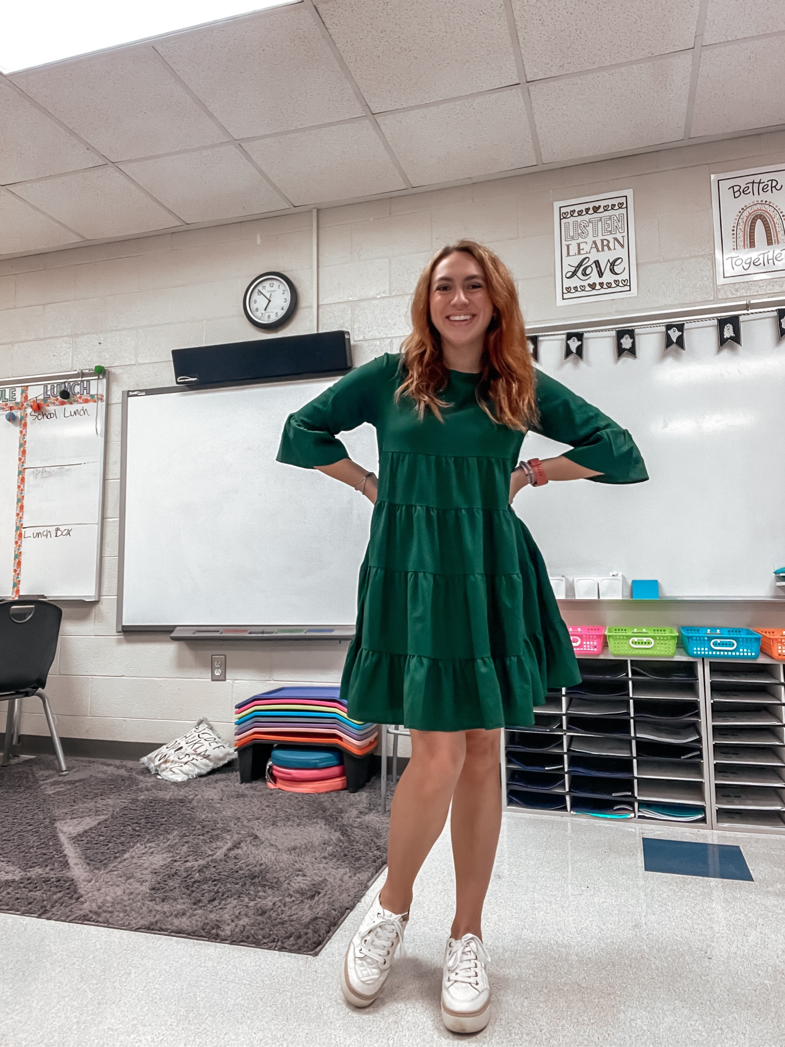 Teacher outfit, teacher style, teacher fashion, work outfit, workwear, fall work style, fall work dresses

#LTKFindsUnder100 #LTKWorkwear #LTKSeasonal