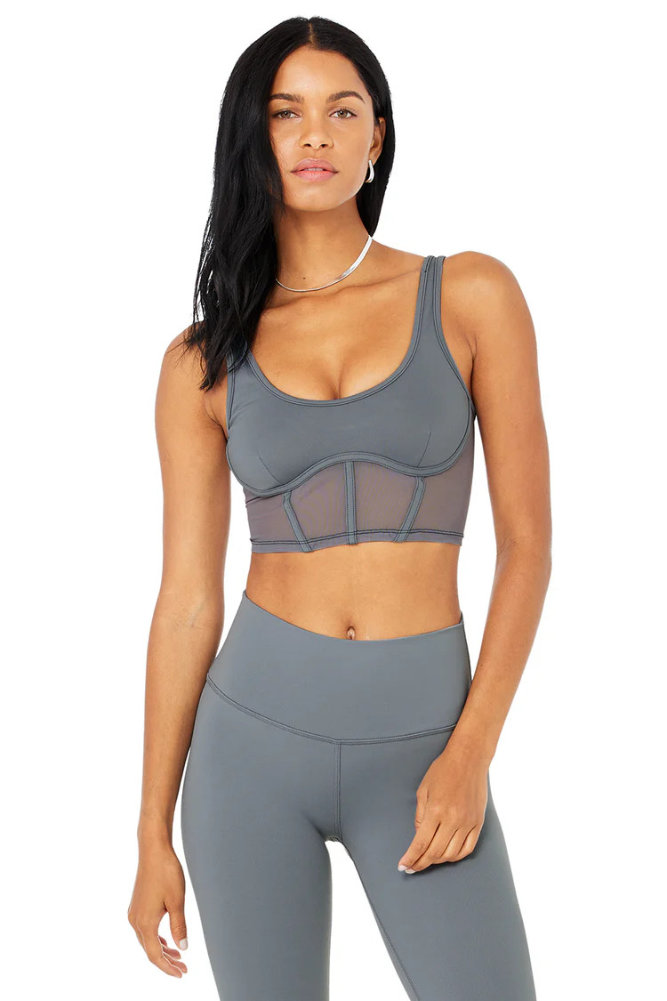 Airbrush Mesh Corset Tank | Alo Yoga (US)