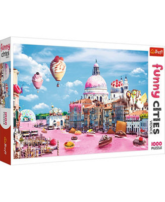 Trefl Red Funny Cities 1000 Piece Puzzle - Sweets in Venice - Macy's | Macy's