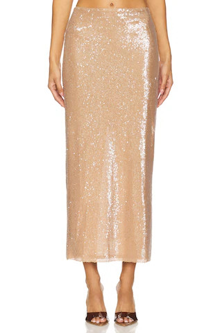 Camila Coelho Noella Skirt in Neutral from Revolve.com | Revolve Clothing (Global)