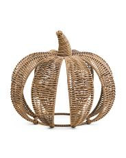 Outdoor Safe Wicker Pumpkin | TJ Maxx