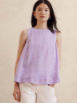 Ava Linen Tank | Banana Republic (US)