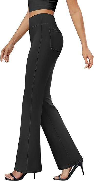 DLOODA Womens Bootcut Dress Pants Business Casual Work Pants with Pockets High Waist Stretchy Tro... | Amazon (US)