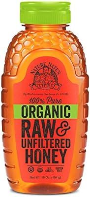 Nature Nate’s USDA Certified Organic, Raw & Unfiltered Honey; 16oz. Squeeze Bottle; Straight fr... | Amazon (US)