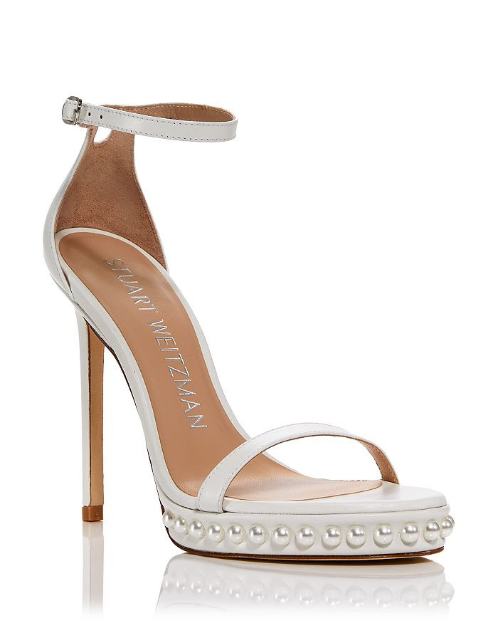 Women's Nudist Disco Embellished Ankle Strap Sandals | Bloomingdale's (US)
