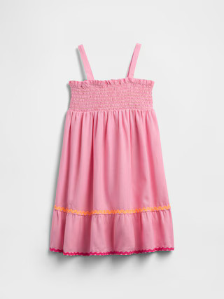 babyGap Smocked Linen-Blend Dress | Gap Factory | Gap Factory