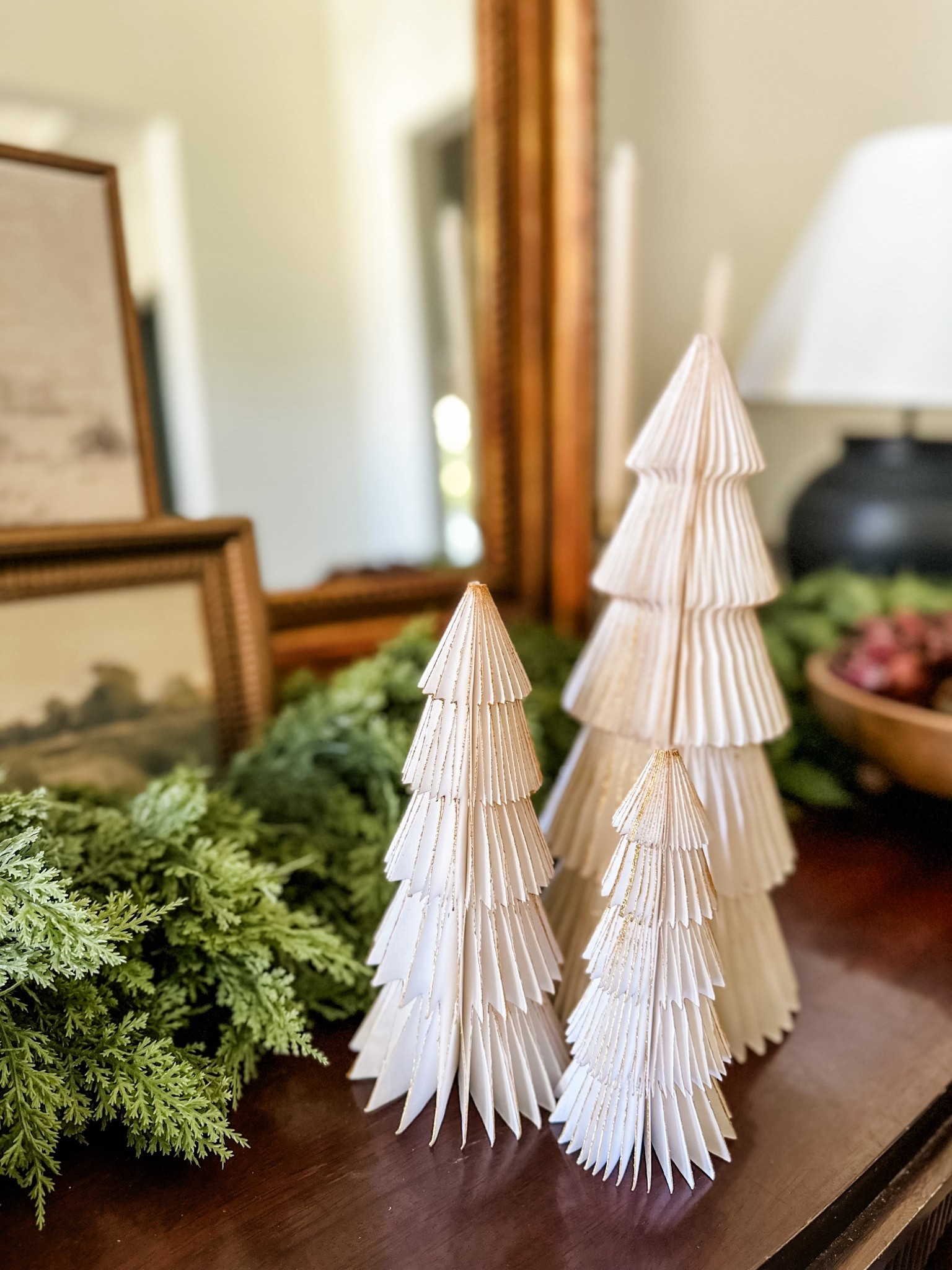 The prettiest little three set of paper trees. from Walmart. I have the large ones too and they are fabulous, they will sell out this season.

#LTKHoliday #LTKSeasonal #LTKFindsUnder50